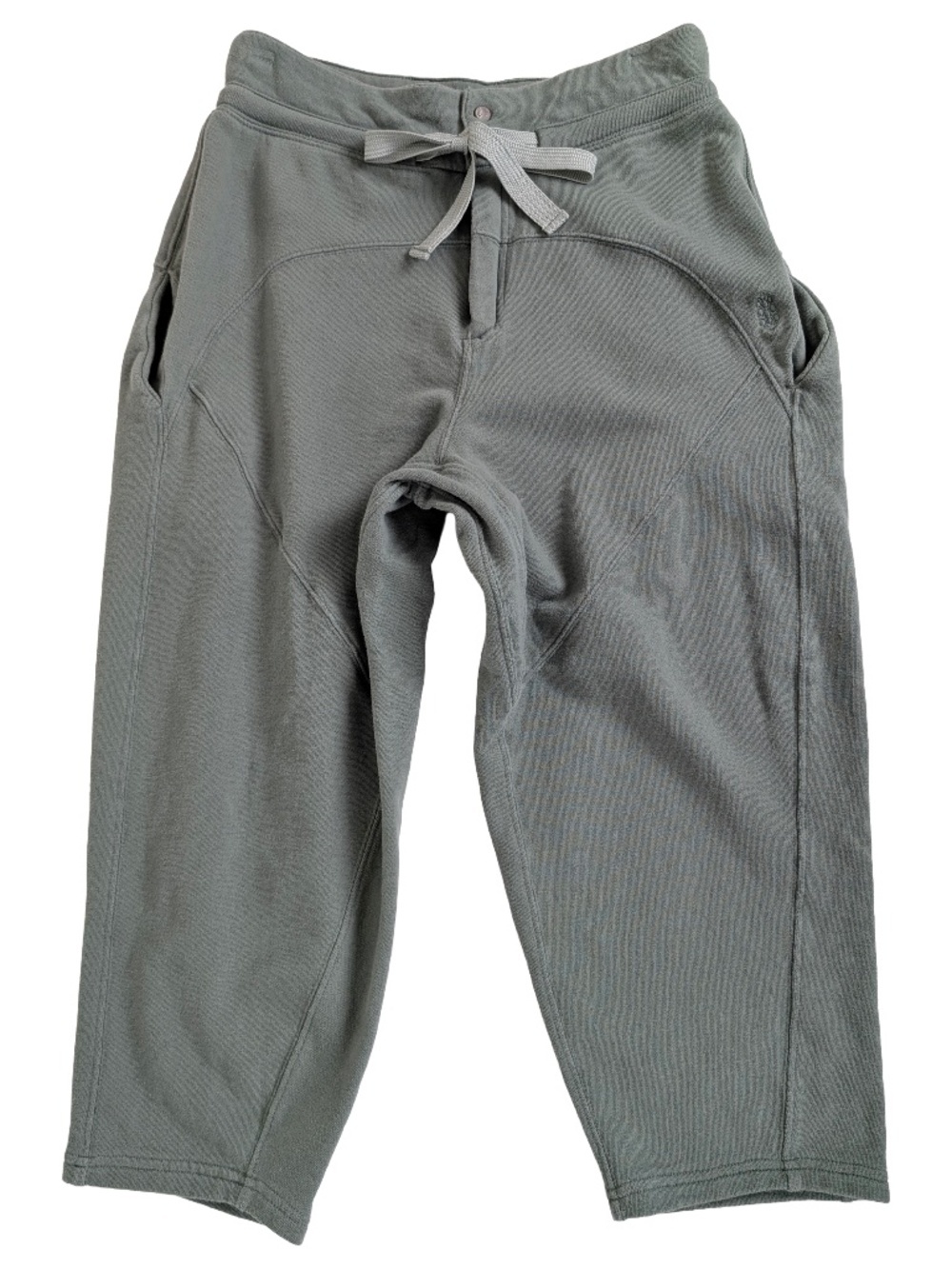 (Free with Purchase) From Vermont Green Capri's Sweatpants Size Medium Cropped